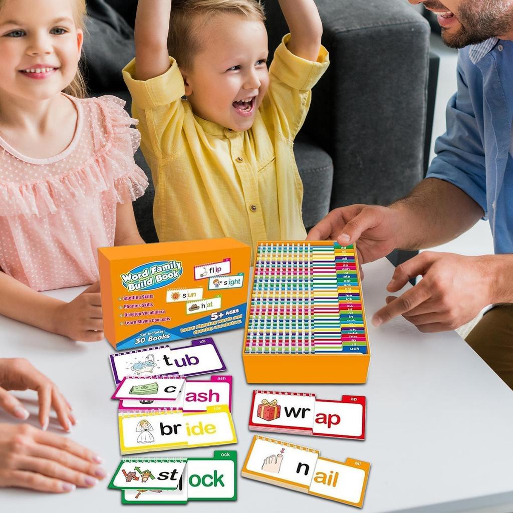 Reading Book 30 Read And Rhyme Build Books Word Family Build Books Flash Cards Vocabulary Cards Educational Reading