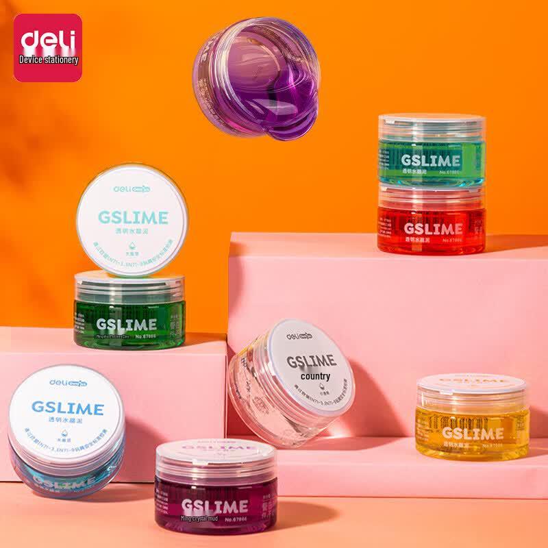 Deli Crystal Slime 7-Can Set
