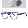 Leopard Frame Blue Light Blocking Prescription Glasses Women Myopia Spectacles -0.5 to -6.0 Spring Leg Oval