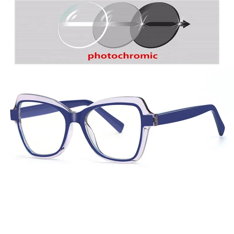 Leopard Frame Blue Light Blocking Prescription Glasses Women Myopia Spectacles -0.5 to -6.0 Spring Leg Oval