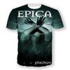Popolare T-shirt Sinfonica Metal EPICA Stampata 3D per Uomo/Donna Estiva Hip Hop Tendenza Manica Corta Maglietta Oversize Girocollo Y2k Top
