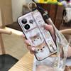 Kickstand Anti-dust Phone Case For Realme GT7 Pro Soft case Cute Silicone Protective Cartoon Fashion Design Ring Lanyard