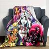 1pc Monster High Draculaura4 Blanket, Gift, for Men and Women, Soft Blanket, Good for Sofa Bed Couch Travel, Lightweight Flannel Blanket