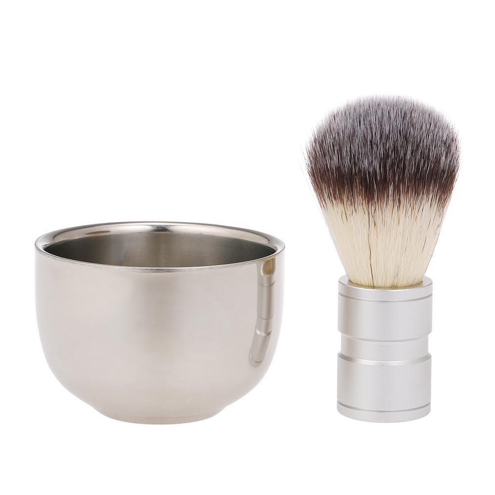 Buy Men's Shaving Brush with Soap Bowl Cream Mug Barber Salon Men