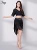 Summer Fringe V-Neck Belly Dance Set - Women's High-End Latin Performance Costume