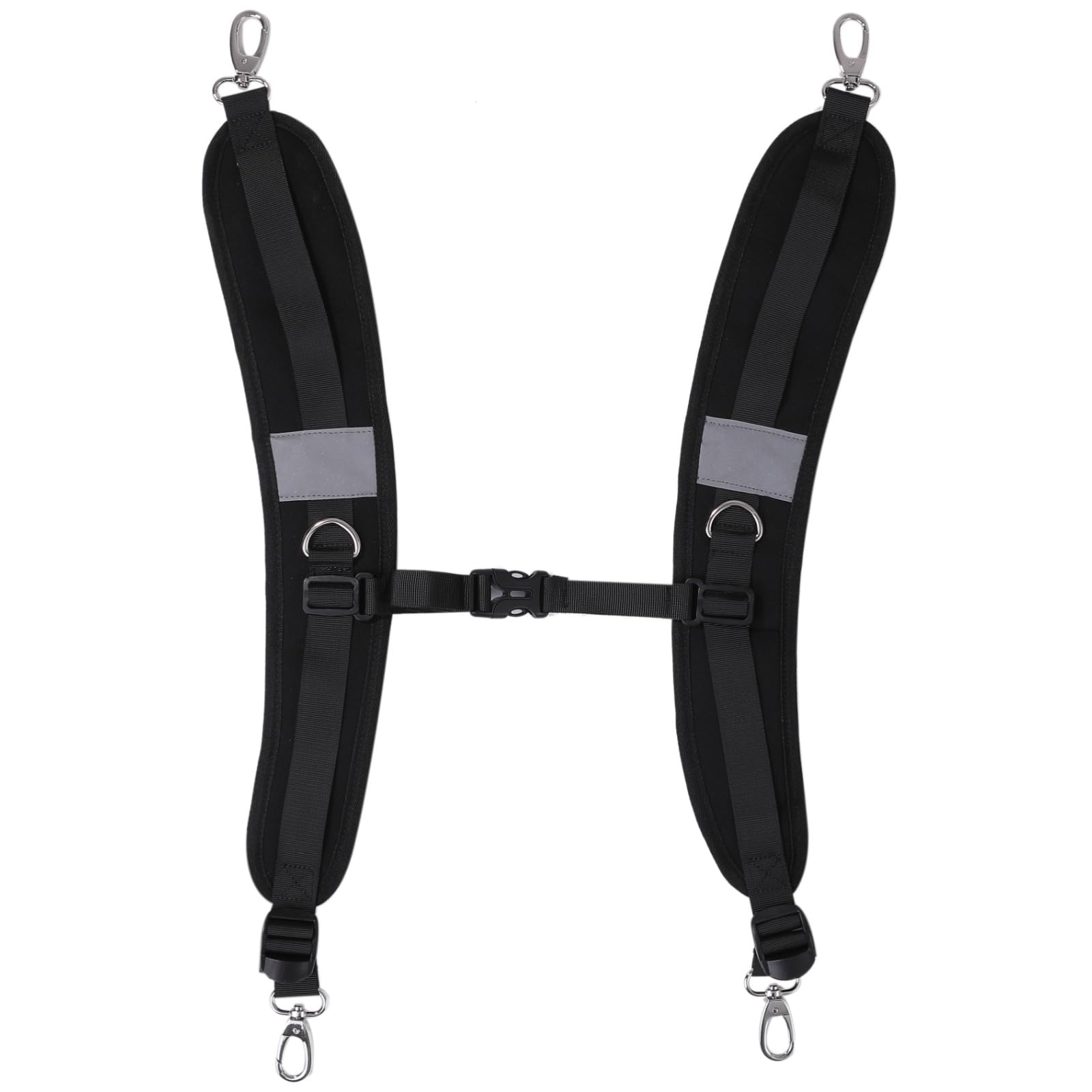 

Rubonarie Backpack with Adjustable Reflective Straps (Black)