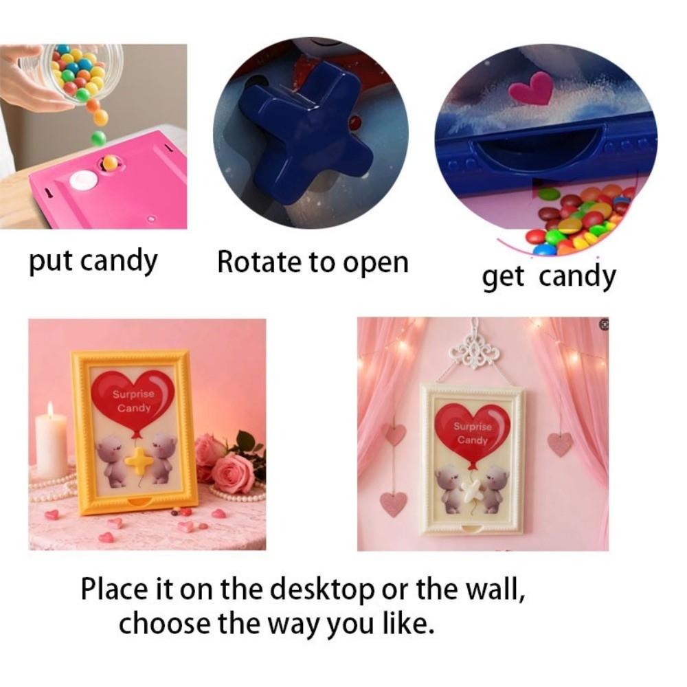 Rare Creative Design Candy Box Dispenser Desktop Ornaments Plastic Candy Storage Storage Decors