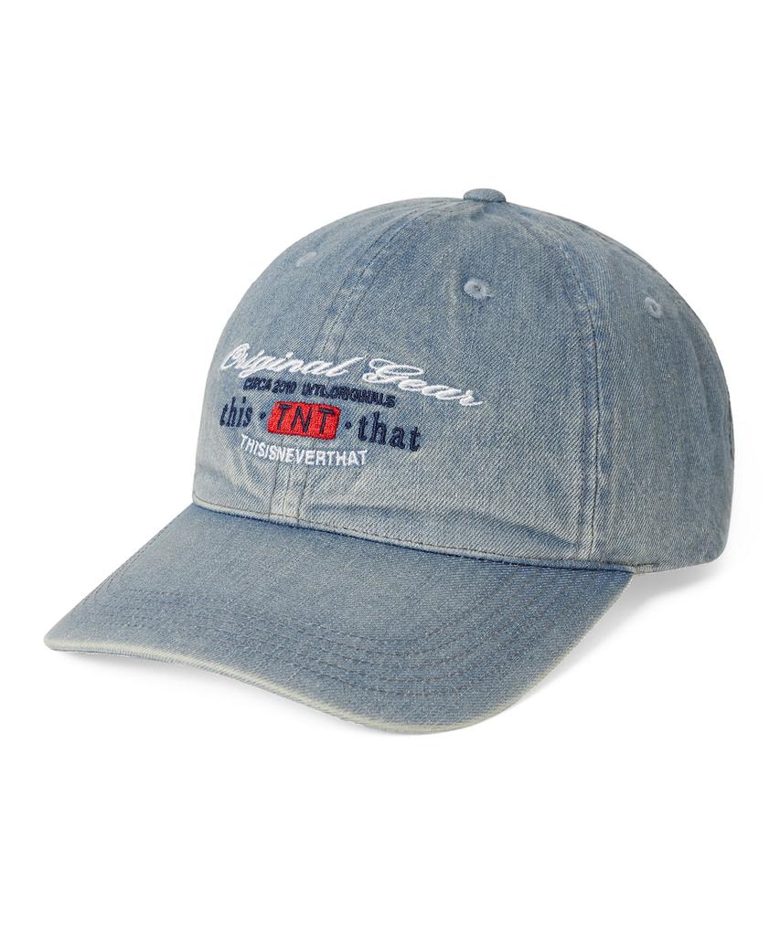 THISISNEVERTHAT Original Gear Denim Cap Washed Blue