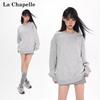 La Chapelle Women's Loose Fit Crewneck Sweatshirt