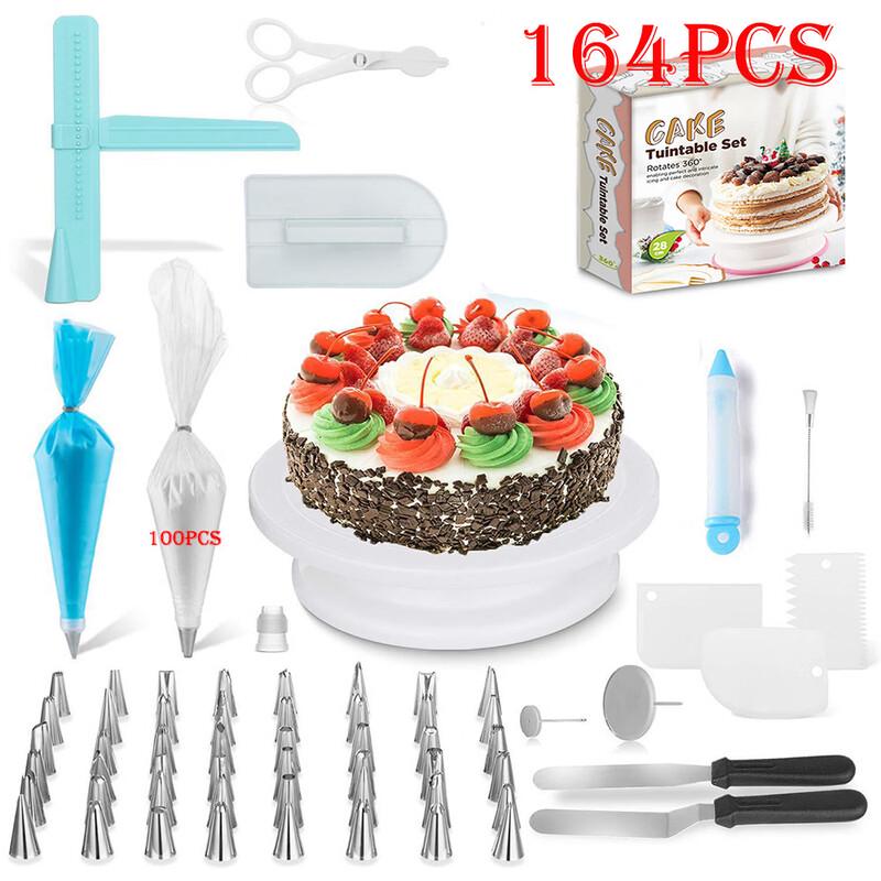 Handun 164-Piece Cake Decorating Baking Tool Set