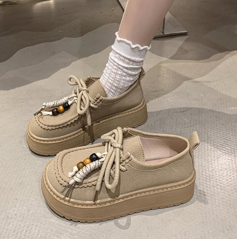 Fashion 2025 Designer Shoes for Woman Footwear Autumn Soft Loafers with Fur Slip-on Dress Fall Slip on Moccasin Floc Zapatillas De Mujer