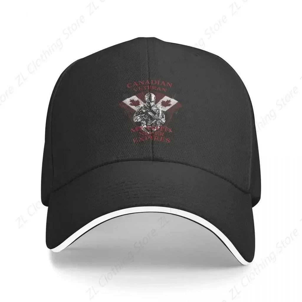 Canadian Military Veteran Baseball Cap Rave Hip Hop Unisexs Caps Womens