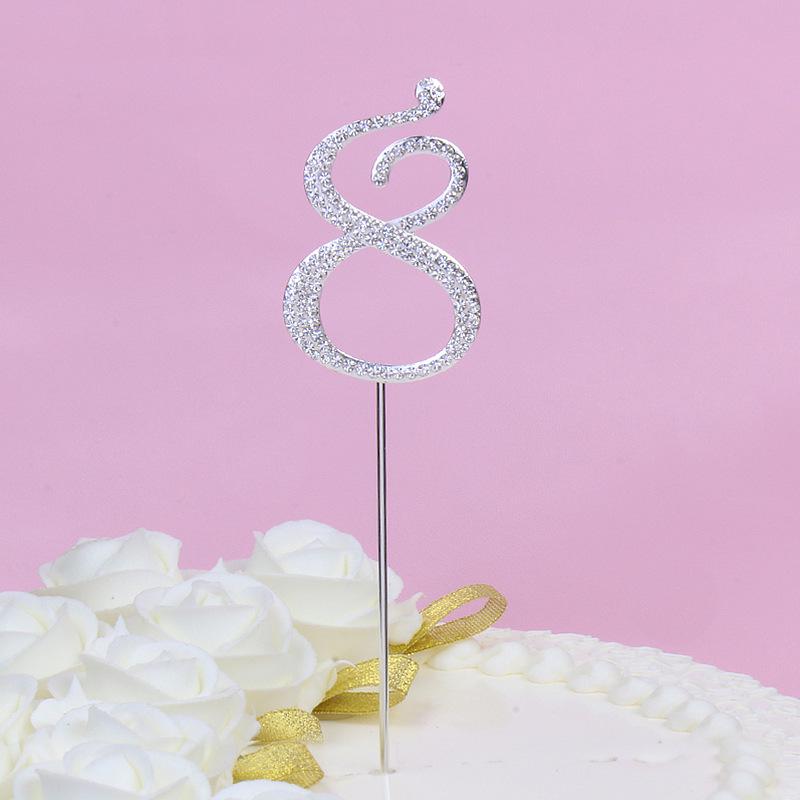 Glückwunsch zum Geburtstag Legierung Kuchen Dekoration Ornament