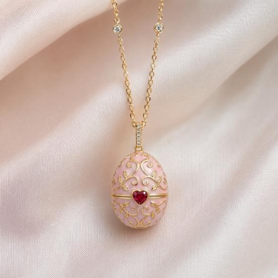 Elegant Retro Style Necklace Copper 2.7 Cm 1 Pc