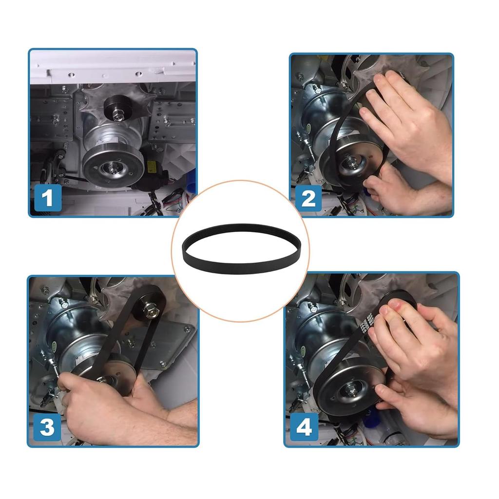 7PJE607 Washer Belt Replacement for Frigidaire FFTW4120SW1 5304516132 Insignia 12638000001161 AP6339955