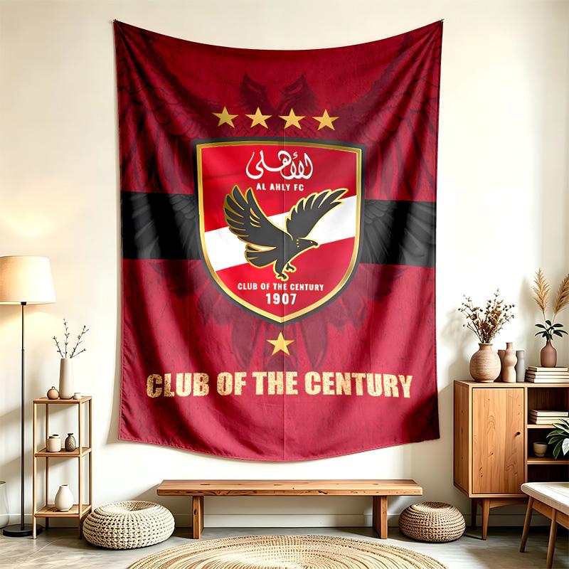 Al ahly (1) Tapiz Adecuado Para Decorar Hogares Residencias Estudiantiles Y Dormitorios Suave Al Tacto Y Un Regalo Perfecto Para Amigos Y Familiares