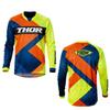 THOR Long Sleeve Mountain Bike Jersey Cycling Apparel Quick Dry Downhill Riding Shirt Men