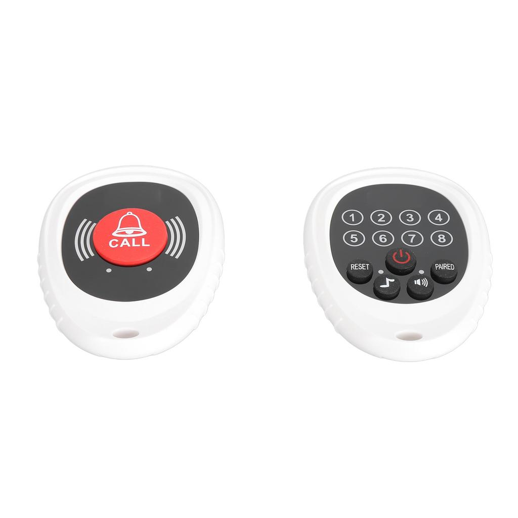 Kabelloser Pfleger-Pager Rufknopf Professionell Wiederaufladbar 3280,8 Fuß Reichweite Krankenschwester-Rufsystem für die Überwachung älterer Patienten SOS-Alarmsystem