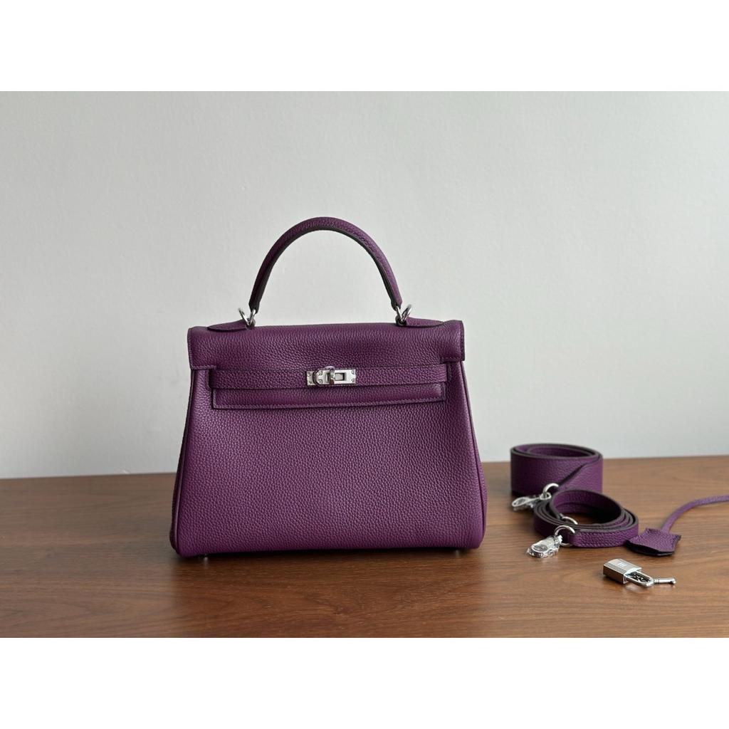 Kazilan Kelli Togo skóra klasyczna modna torebka Kelly wysoki styl na ramię listonoszka torebka damska