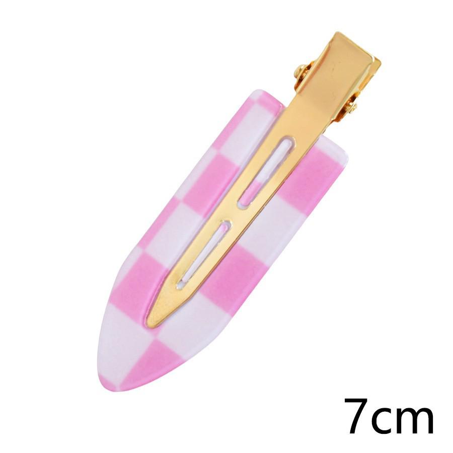 Japanese & Korean Style Seamless Metal Hairpin - Frosted Women's Bangs Side Clip