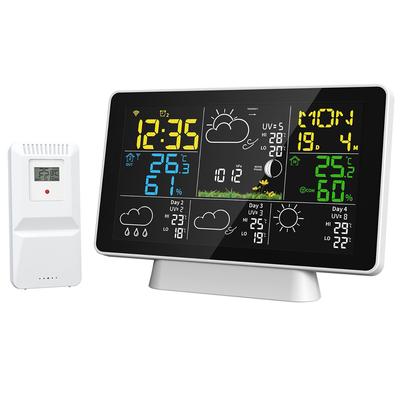 LCD Weerstation Draadloze Digitale Thermometer Elektrische Binnen/Buiten Thermometer Hygrometer met Draadloze Buitensensor