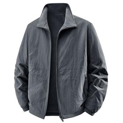 New Autumn and Winter Men's Casual Jacket Jacket Young Collar Jacket Loose Plus Size Jacket