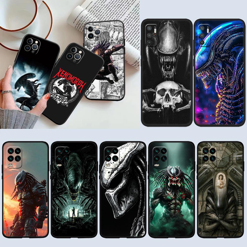 RE3 Aliens vs Predator Xenomorph New High-End Shell Phone Case for Redmi Note 13 14 Pro+ Plus A3 A3X 13X 13C 13R 14S 14C 14R