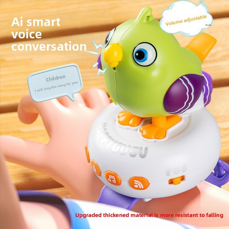 Childrens Talking Bird Educational Toy With Colorchanging Led For Early Learning And Development