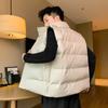 Vest Men'S Warm Down Cotton Youth Vest Men'S Thickened Vest Jacket Youth Large Size Vest
