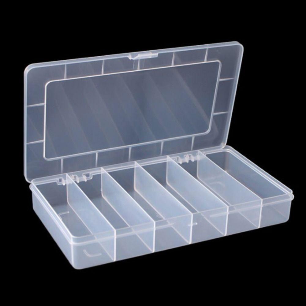 Adjustable Dividers Tool Organizer Box Transparent Accessory Organizer  Hardware Accessories