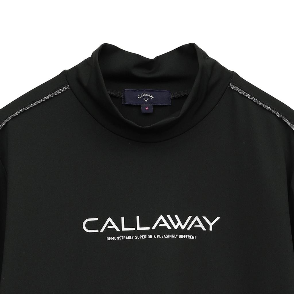Callaway Long Sleeve Mock Neck Shirt UV for C25133201 Size LL Women's (Stretchable, Protection) Golf, 1010_Black,