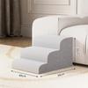 3/4/5  Puppy Stairs Foam Pet Secure Stairs Ramps Non-Slip Ladder Dogs Pets Protect Older Dogs Pet with Joint Pain Sofa Bed Ladde