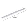 Intelligent LED human body sensor lamp rechargeable lamp cabinet cabinet lamp bar  20CM Space Silver Trichromatic Dimming