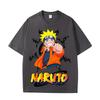 Naruto Anime Peripheral Short Sleeved Tshirt Trendy Teenage Loose Clothing Summer New Style Naruto Printed Cotton Short Sleeve