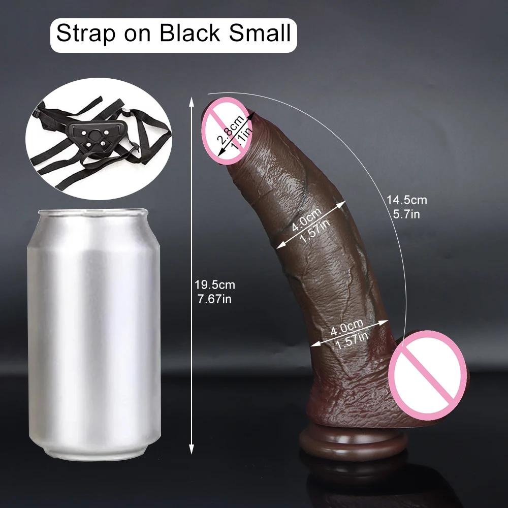 Thick Dildos Realistic Liquid Silicone Huge Penis Women Sex Toys G-spot Masturbation Big Dick Strap on Anal Dildo Lesbian 18+