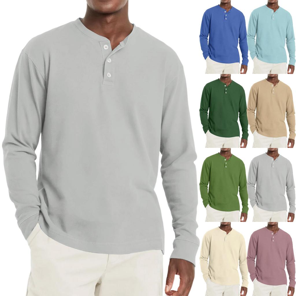 Men's Loose Casual  Long-sleeved Lapel Zip-up Hoodie