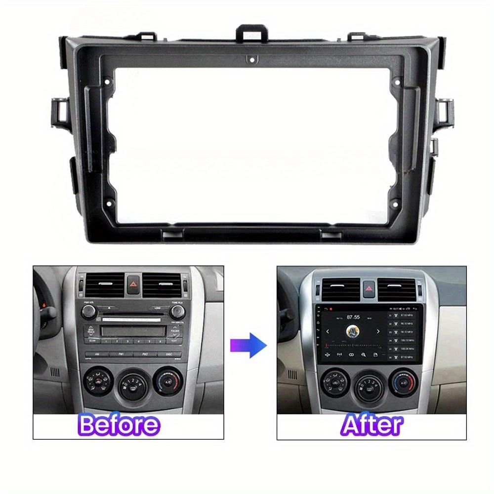 

Corolla E140/150 9-дюймовая рамка для Toyota Corolla 2006-2012 Автомагнитола Android MP5-плеер Рамка 2 DIN Стерео Накладка на приборную панель чёрный