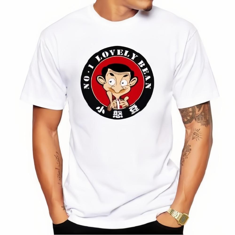 

Mr Bean TShirt 100Cotton Unisex Short Sleeve Round Neck Lightweight Casual Daily Dating Wear Fashion Tops For Couples 4XL