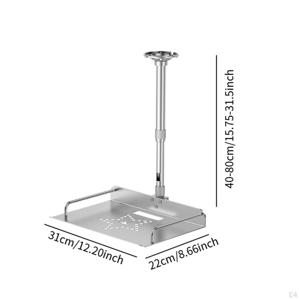 Ceiling Mount with Tray for Projector Camera Wall High Stability Sturdy Adjustable
