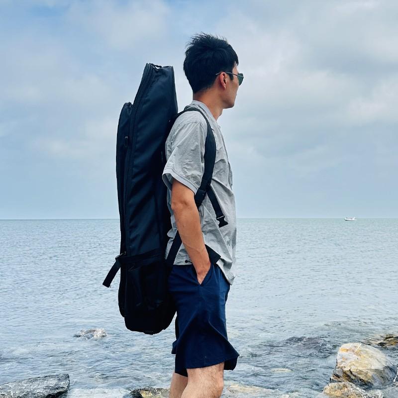 Dry Wet Separation Fishing Gear Backpack Rods Lures Reels Outdoor Angling Tackle Storage Multi-Compartment Oxford Fabric
