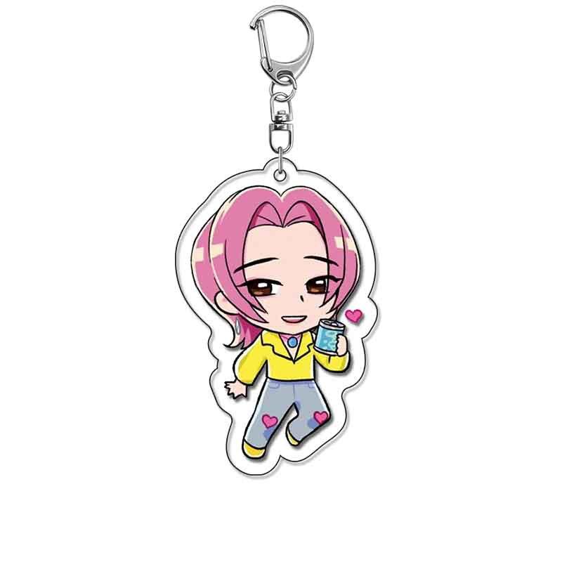 Kpop Ghost Hunter Demon Hunter Girl Group Keychain Demon Hunter Peripheral Second Dimensional Acrylic Pendant Millet Gift