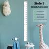 2M Height Child Growth Chart Removable Wall Hanging Height Chart Growth Ruler Catoon Pattern Height Measure Ruler