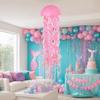 Tassel Design Paper Lanterns Ocean Theme Hanging Lamp Ball Jellyfish Lanterns  Lantern Festival