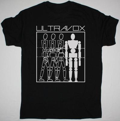 ULTRAVOX THREE INTO ONE Schweres Baumwoll-T-Shirt Schwarz Alle Größen TR451 Unisex T-Shirt