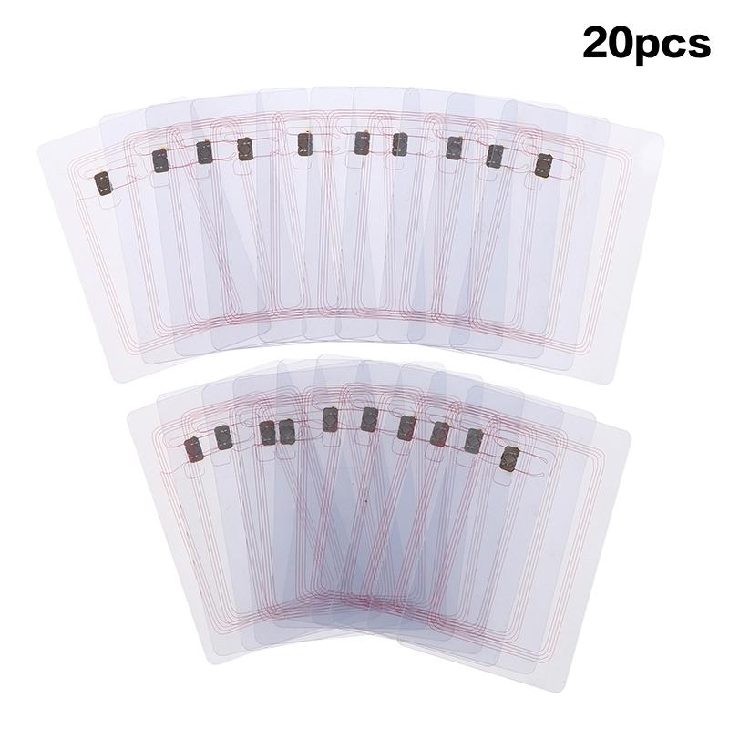 5/10/20Pcs Transparent Nfc Card Blank Nfc Tags Nfc Programmable Rewritable Nfc 215 Tags Nfc Card Compatible With Amiibo