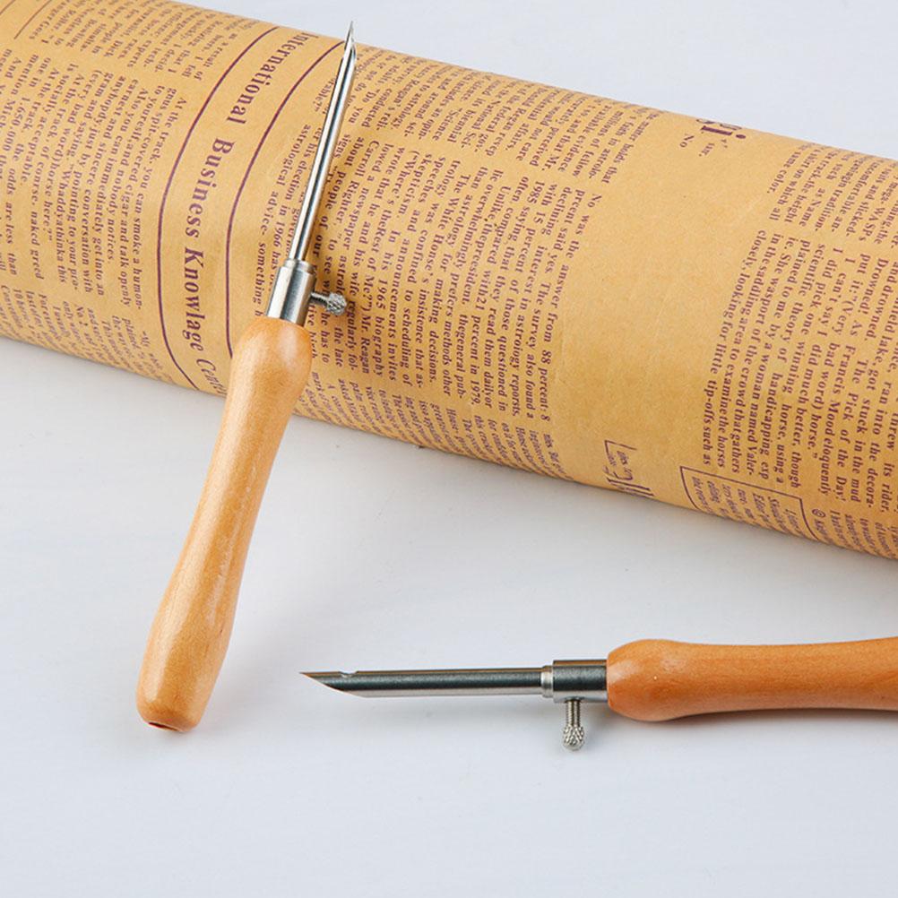 Wooden Metal Punch Needle Kit Felting Needles Embroidery Tools Wool Yarn Crafts Sewing Needle Set Stitching Needles