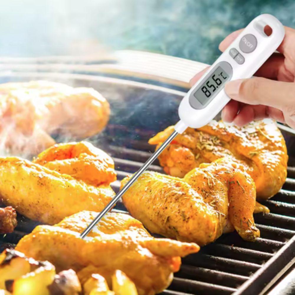 With Protective Case Kitchen Digital Thermometer Waterproof BBQ Thermometer  Oven