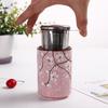 Stainless Steel Tea & Coffee Infuser with Lid and Handle - Double Ear Mesh Strainer