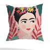 F-Frida K-K Donna Arte Federa Federa Soggiorno Divano Copricuscino Adatto Per Casa Camera da Letto Decorazione Stanza