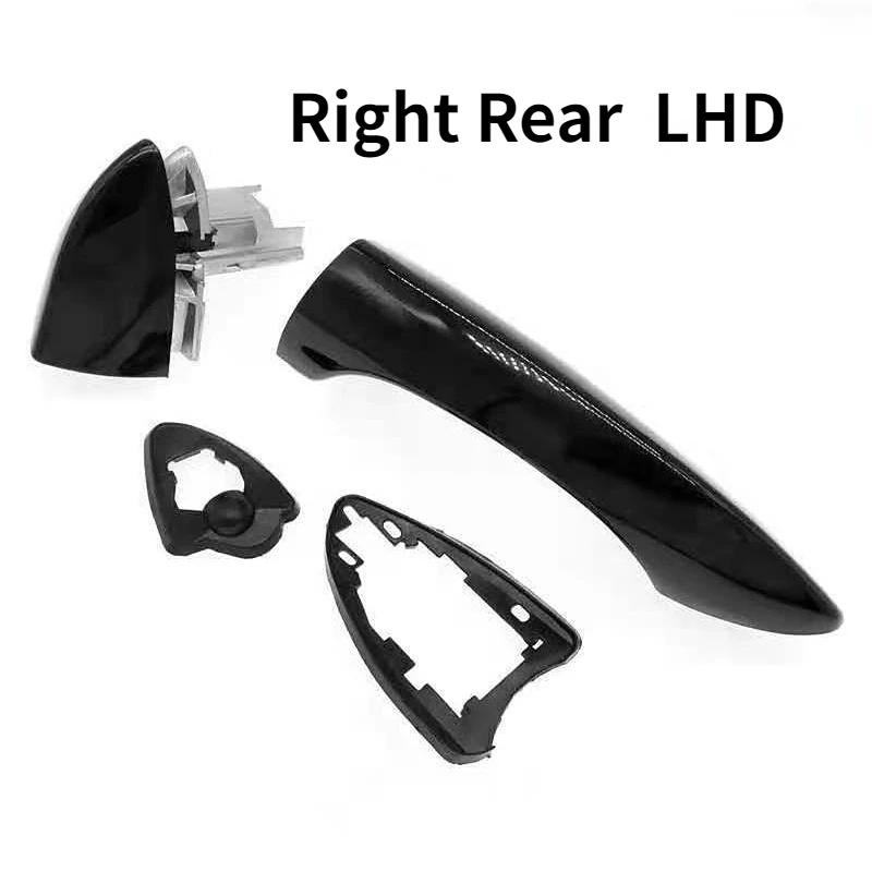 LHD Car Exterior Door Handles Car Left Side Door Handle Outer Outside For BMW X5 E53 2000-2006 ABS Car Accessories